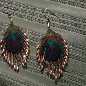 Peacock earing